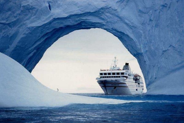 Антарктида Айсберг Титаник корабль