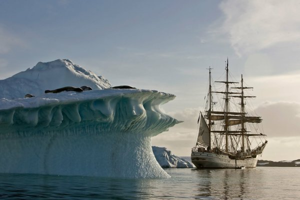 Антарктида Айсберг Титаник корабль