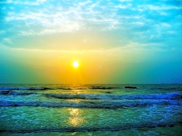 Утро на море