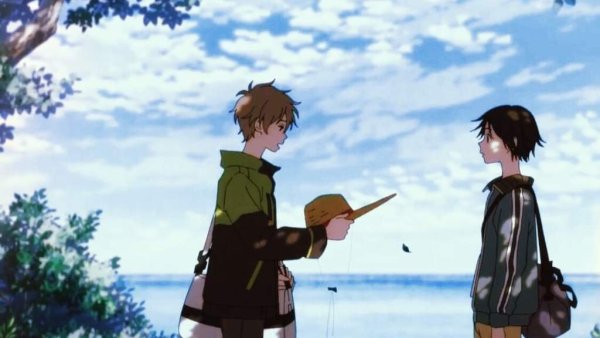 Мио Тибана незнакомец на берегу моря