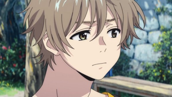 Аниме незнакомец на берегу моря Мио Сюн