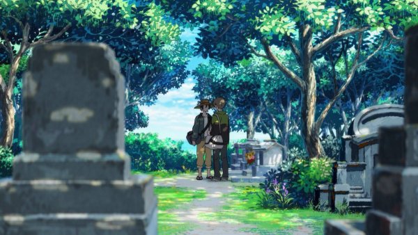 Незнакомец на берегу моря аниме 2020