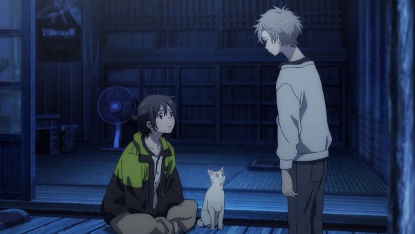 Незнакомец на берегу моря аниме 2020