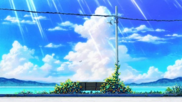 Незнакомец на берегу моря аниме 2020