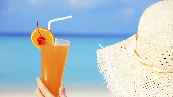 Пляж гамак коктейль