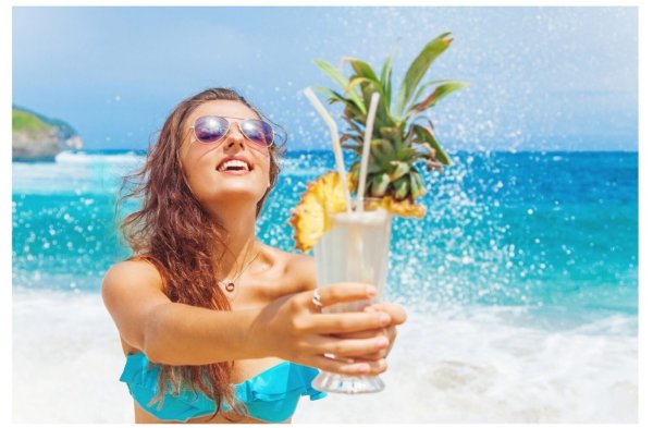 Пляж очки коктейль