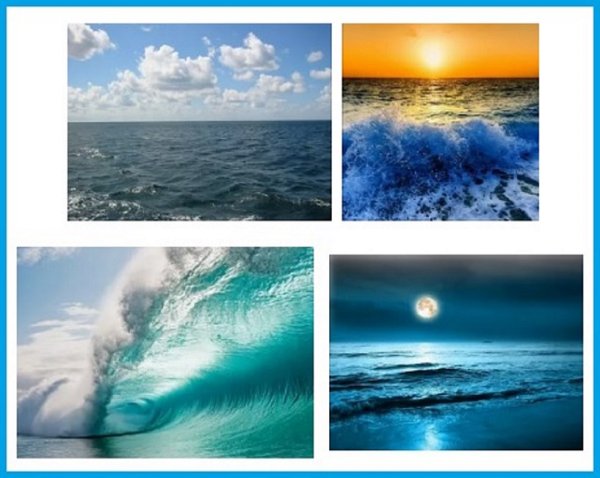 Море в разную погоду