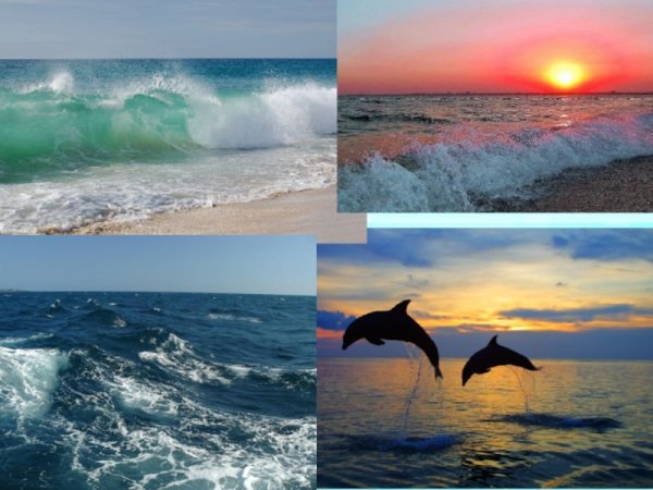 Черное море коллаж