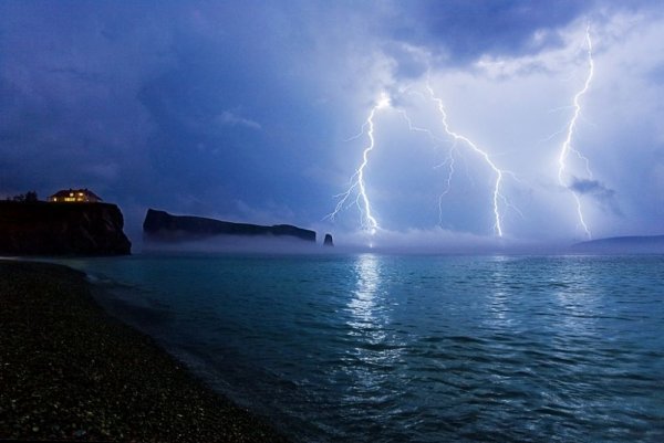 Море в разную погоду