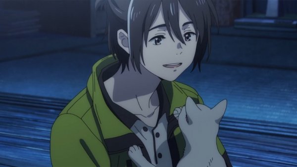 Мио аниме незнакомец на берегу