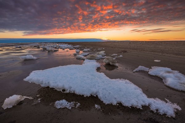 Море Лаптевых вода прозрачность