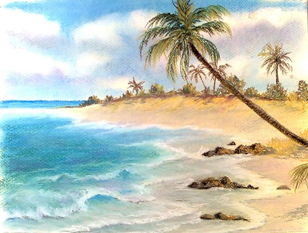 Нарисовать море