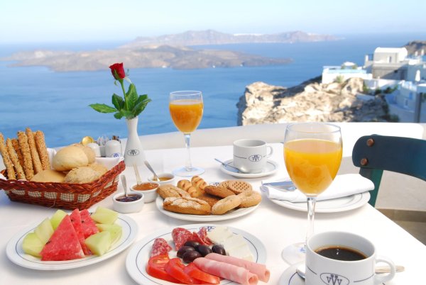 Италия Позитано завтрак