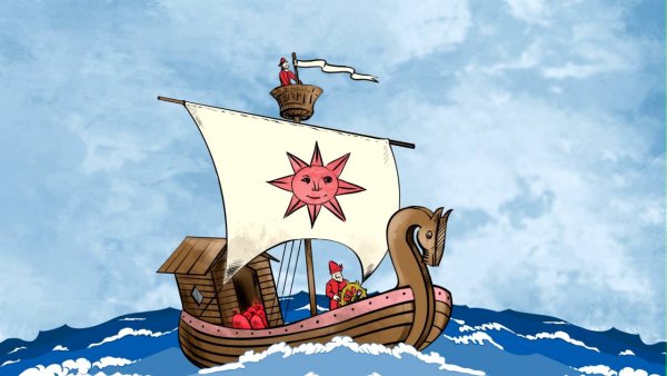 Стихи Пушкина ветер по морю гуляет и кораблик