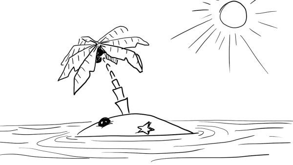 Волны раскраска