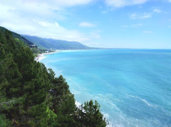 Набережная Гагра Абхазия