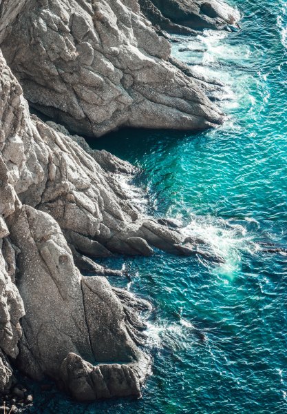 Красивое море вертикально
