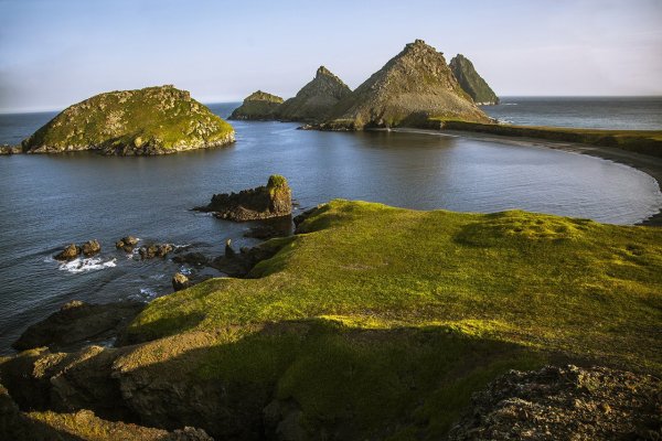 Берингово море шторм