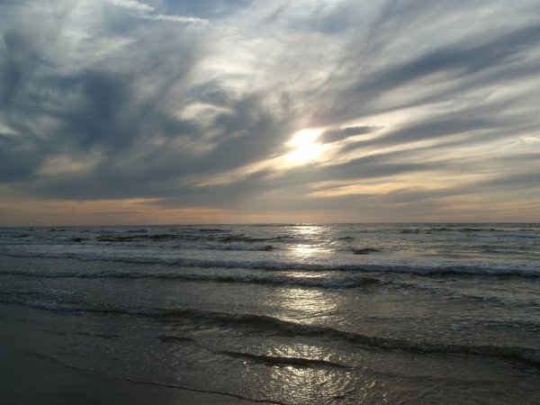 Северное море волны