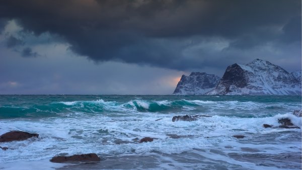 Северное море пейзаж