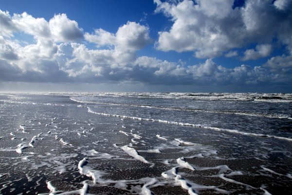 Баренцево море Северное сияние