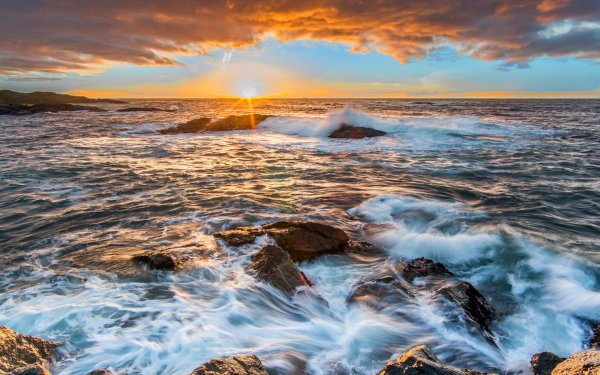 Две девушки на закате