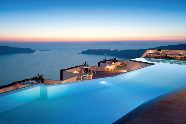 Grace Santorini Греция. Бассейн