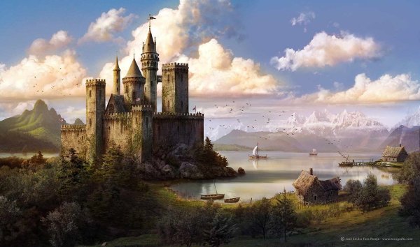 Остров-крепость Мон-сен-Мишель, Франция