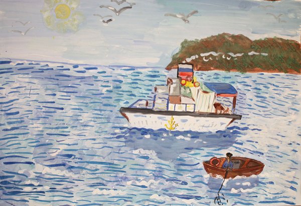 Рисунок на тему море