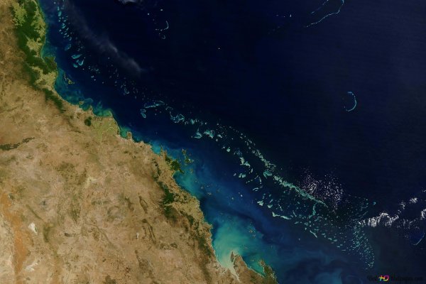 Азовское море вид из космоса