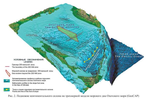 Где находится Берингово море на контурной карте