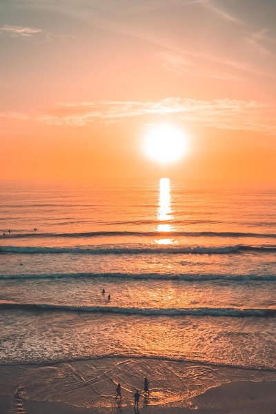 Восход на море