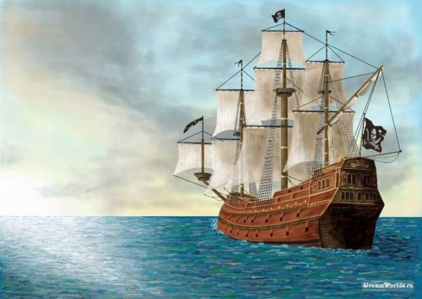 Сказочный парусник