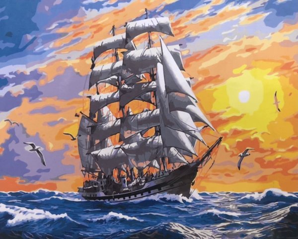 Парусник картина