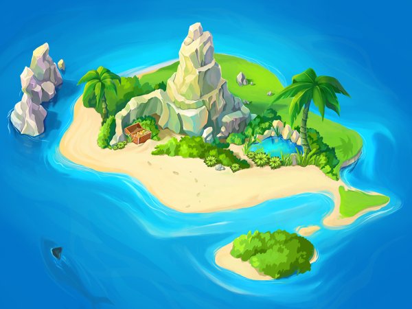 Остров картинка для детей