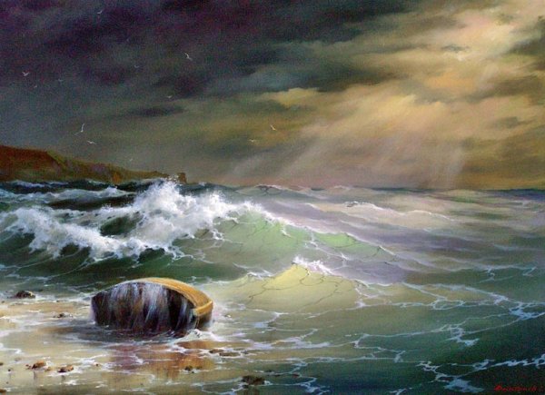 Маринист Георгий Дмитриев