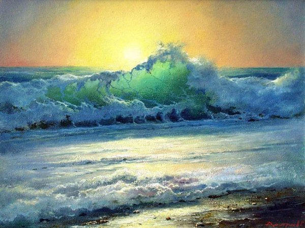 Маринист Георгий Дмитриев