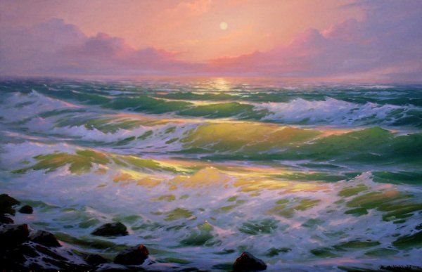 Картины черное море Боголюбов