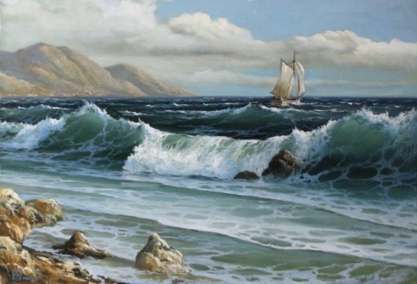 Морской пейзаж Кикель Владимир