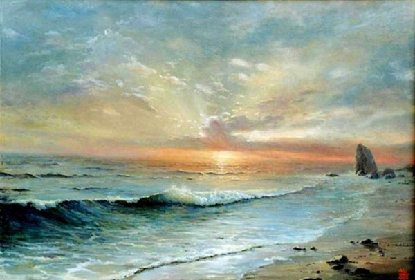 Художник море адам Садовский