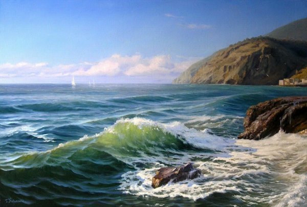 Море пейзаж Геннадий Кириченко