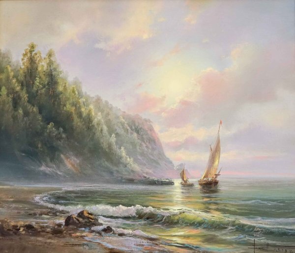 Художник маринист Дмитрий Балахонов