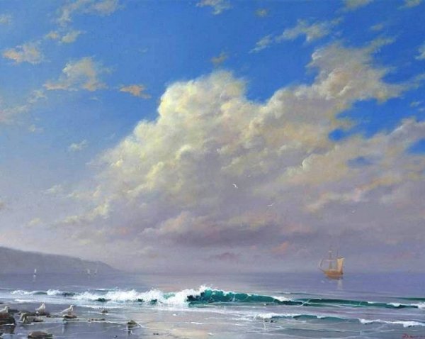 Маринист Георгий Дмитриев