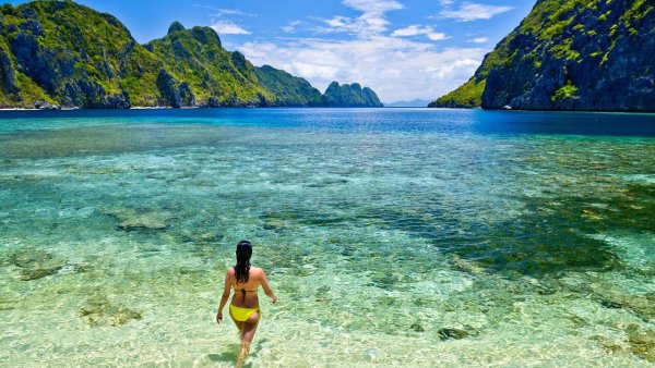 Остров Палаван прозрачная вода