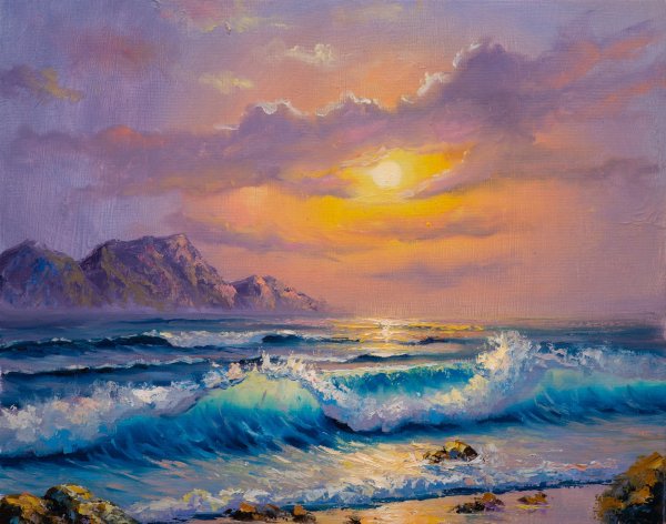 Александр Южаков морской пейзаж