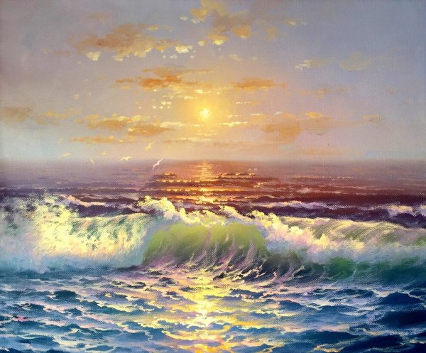 Картина художника Смородинов Руслан-"рассвет"