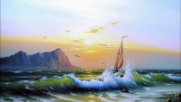 Сергей Стоев морской пейзаж