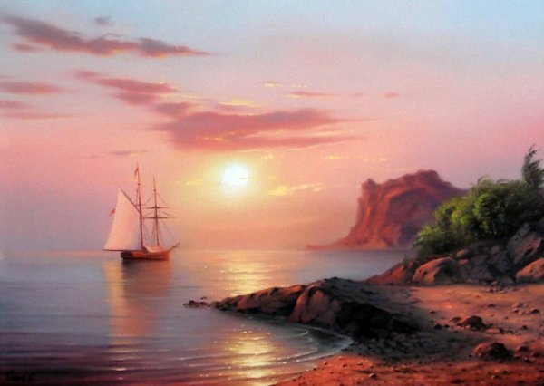 Морские пейзажи художника Сергея Стоева