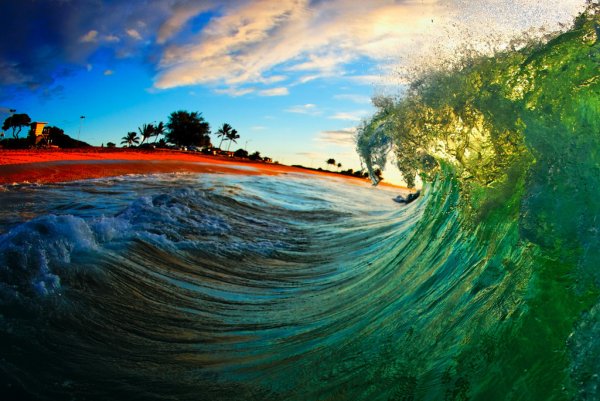 Гавайи волны