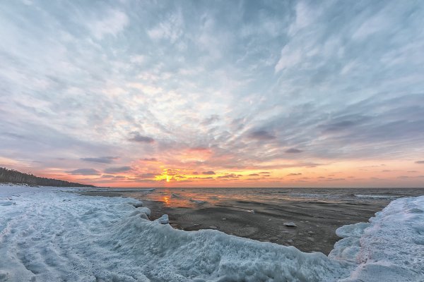 Балтийское море зимой Калининград